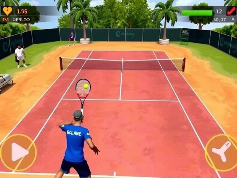 Hyderabad Tennis Court in Game
